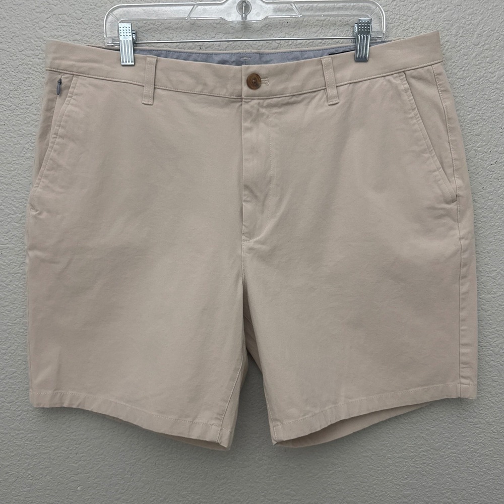 Bonobos Standard 7 Inch Shorts Beige Chino Men's Size 38